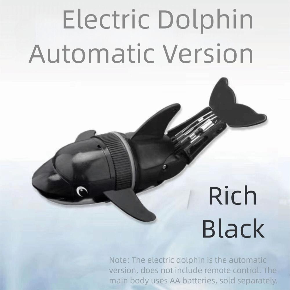Rolling Motion Electric Dolphin Toy Cartoon Design Water Playing Toy Bath Toy Kids Birthday