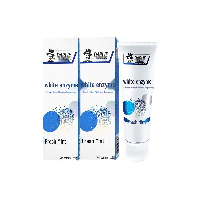Hawley White Enzyme Fresh Mint Toothpaste Twin Pack