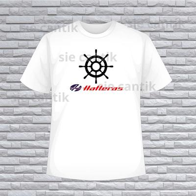 Hatteras Boats Aufkleber Logo Amerikanisches T-Shirt Lustig Größe S bis 5XL