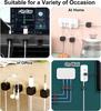 Magnetische Kabelclips, selbstklebend, verstellbarer Kabelhalter, Kabelhalter, Manager, Home-Office-Desktop-Kabel-Organizer
