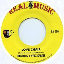 7inch Record PINCHERS, VYBZ KARTEL - Love Chair RM0100 Real Music 2006 Jamaica Reggae, Ska & Dub Used