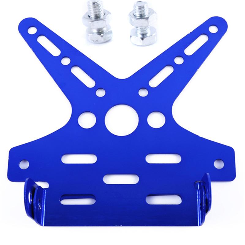 Universal Aluminium Einstellbare Halterung Registrierung Nummer Platte Abdeckung Motorrad Teile Motorrad Kennzeichen Halter