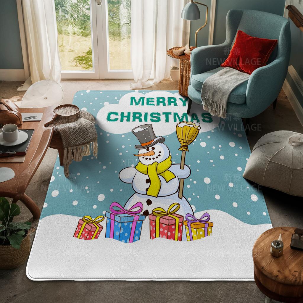 Koberec ke vchodu do domu Rohožka ke dveřím do domu Obývací pokoj Vana Koupelna Protiskluzové koberce s absorpcí vody vana Veselé Vánoce zima