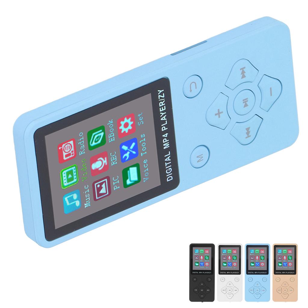 MP3 MP4 Player Bluetooth 5.0 Super Dünne 1,8 Zoll Farbe Bildschirm 128G Erweiterbar Speicher Tragbare 