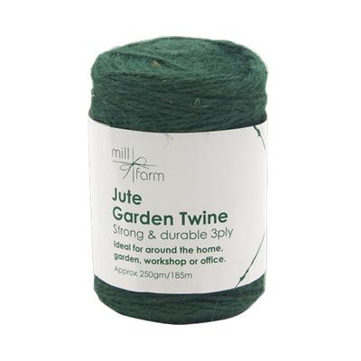 Mill Farm Green Jute Twine Spool Large 250g/ 185m