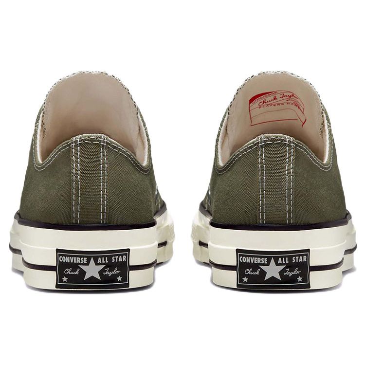 Converse Chuck 70 Low Utility Green Unisex Sneakers Egret Black A00757C