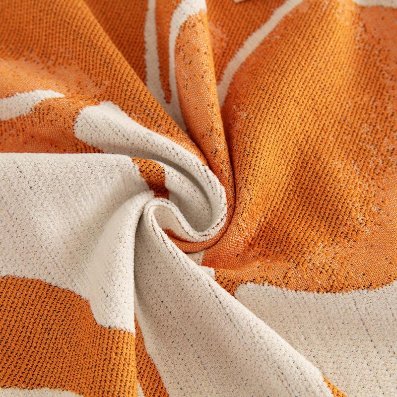 Chenille Rose Jacquard Sofa Towel Four Seasons Universal Inclusive Couch Cover Cloth One-piece Type Tassel Edge Retro Sofa Towel