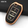 Tpu Car Key Case Cover Shell For Peugeot 308 408 508 2008 3008 4008 5008 Citroen C4 C4L C6 C3-Xr Picasso Ds3 Ds4 Ds5 Accessories