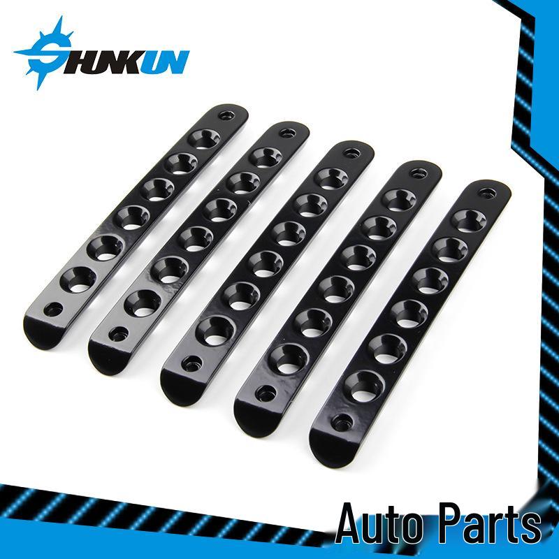 

Universal Black Metal Exterior Door Handle Trim for Jeep Wrangler 2-Door/4-Door