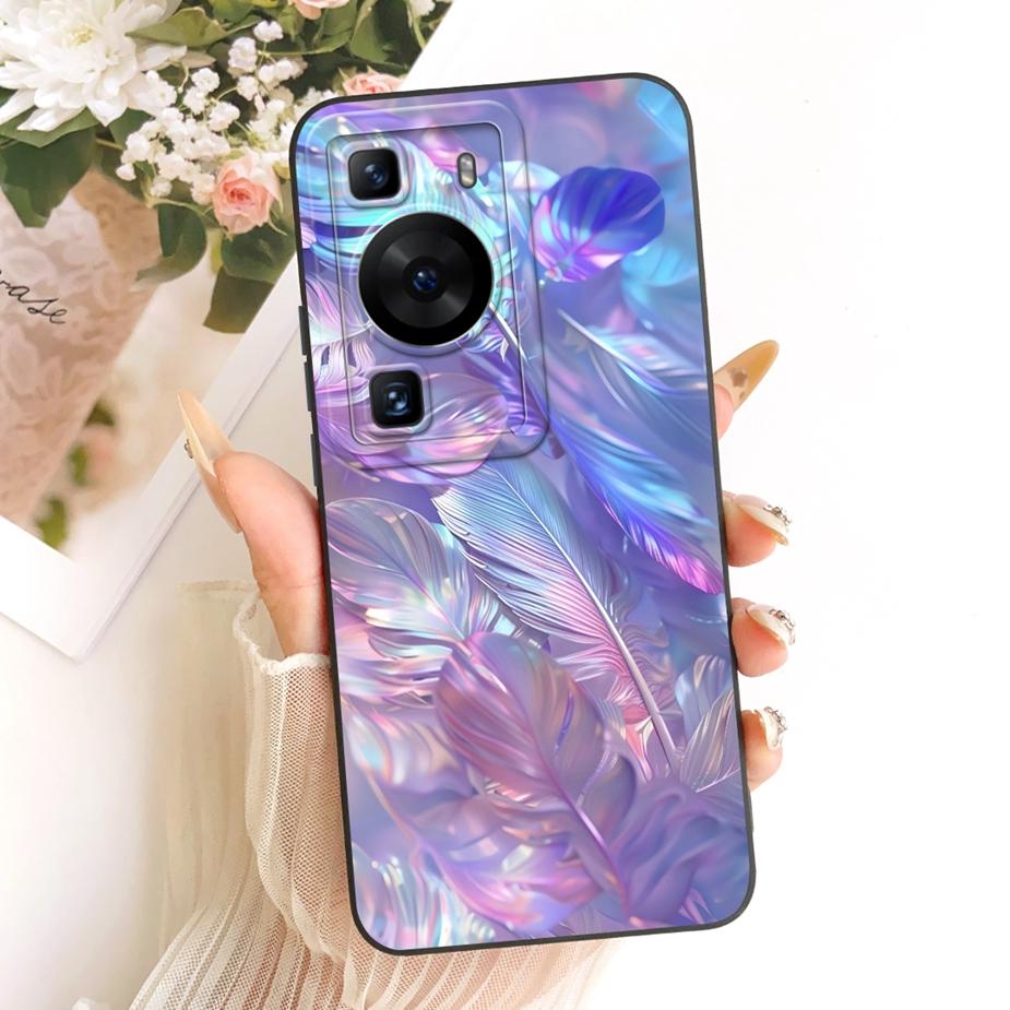 For Huawei P60 Pro Case MNA-AL00 New Luxury Candy Painted Cover Soft Silicone Case For Huawei P60 Art P 60 Pro P60Pro Funda Bags