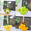 Fruit Plush Keychain With Pp Cotton Filling For Kids And Adults