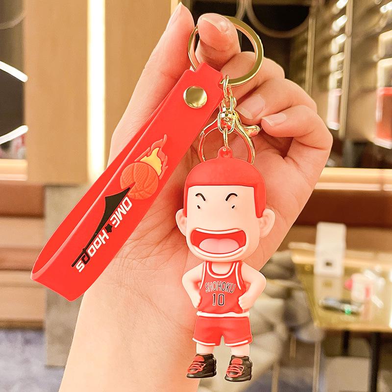 Kreativer Slam Dunk Sakuragi Hanamichi Schlüsselanhänger Anhänger | Exquisiter Taschenanhänger Schlüsselanhänger Geschenk