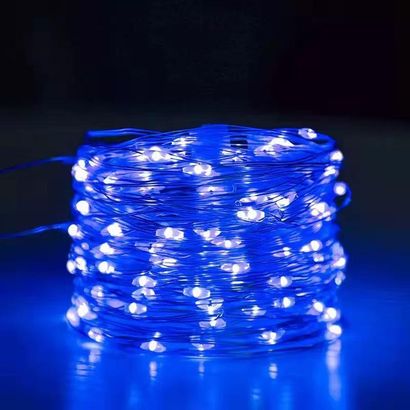 

Christmas LED USB Copper Star String Lights - Outdoor Holiday Decoration 2m 20 LEDs (USB Remote)