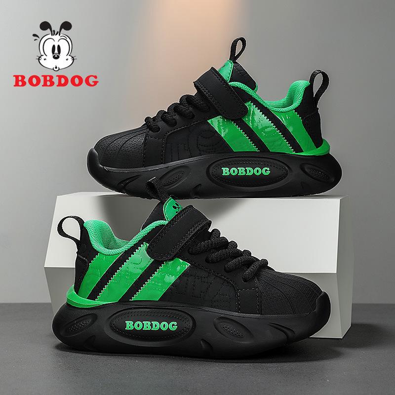 Babudou 2025 Autumn/Winter Boys' Leather Sports Loafers for Kids