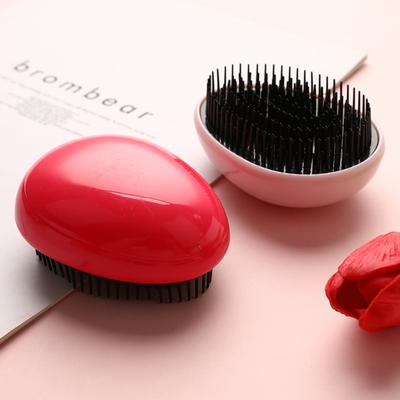 Forma di uovo Cura dei capelli Strumenti per lo styling antistatici Spazzole per capelli Pettine districante