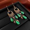 Bohemian retro tassel earrings with fashionable ethnic style and temperament, ear hooks with a niche and high-end feel, versatile earrings