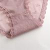 Transparent Lace Panties Bow Lace Thin Underwear Breathable Mesh Flower Briefs  Lady