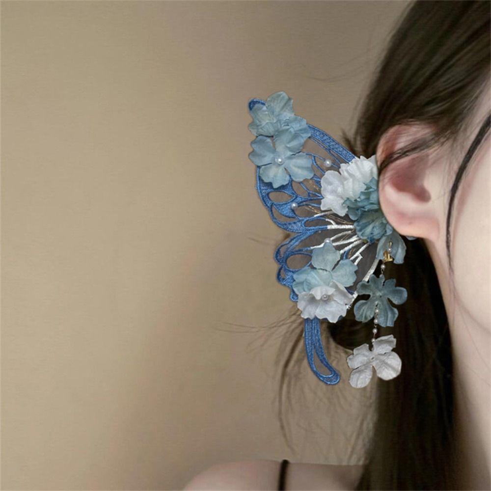 2pcs/set Ancient Style Fairy Tale Butterfly Hairclips Extra Large Styling Hair Clip Elegant Hair Accessories For Women Girls