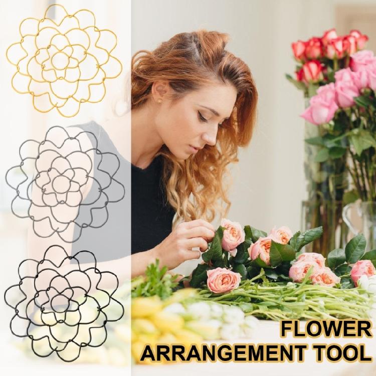 Portafiori Tappo Organizer Metallo Fiore Composizione Floreale Vaso da Fiori Inserimento Forniture Organizer per Piante Fissaggio