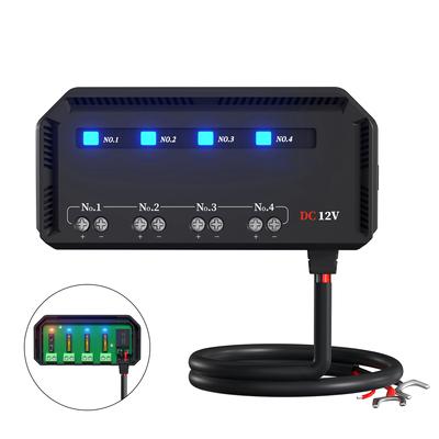 Bloc de siguranțe de 12 V - Kit universal pentru motociclete, cu o siguranță de 20 A, cutie de relee, 4 circuite, suport pentru siguranțe cu mini lamă cu profil redus