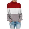 Womens Off The Shoulder Sweater Casual Knitted Loose Long Sleeve Pullover
