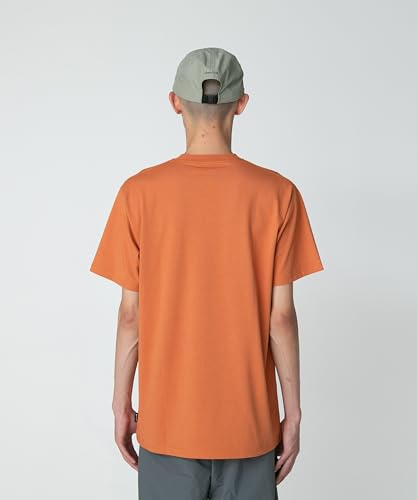 Snow Peak Lantern Eye T-Shirt, Size Small, Orange, TS-25SU103, Perfect for Festivals, Camping, and Outdoor Activities