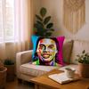 R-Ronaldinho Sport Football Star Pillow Cushion Cover Pillowcase Living Room Sofa Home Decor Customized