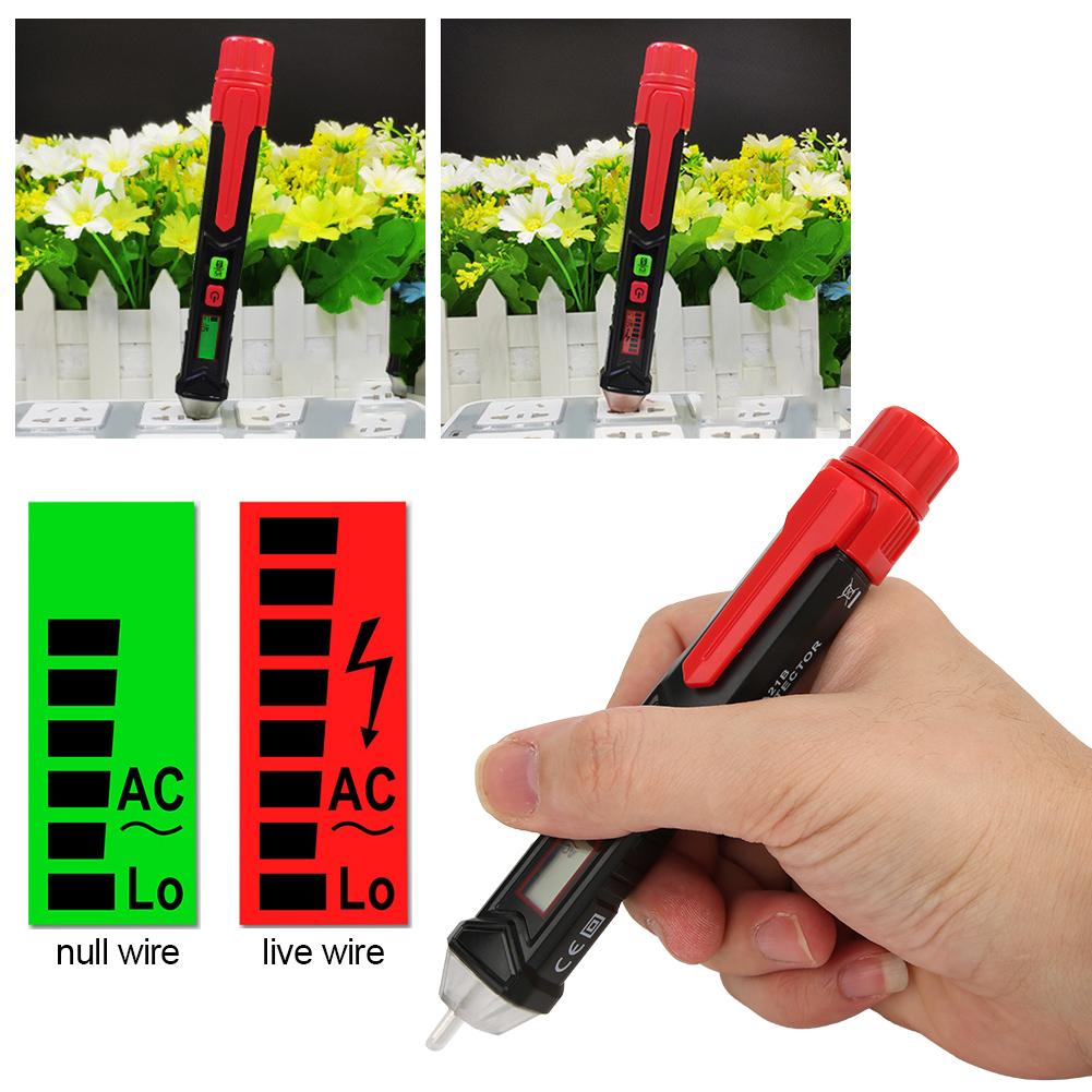 Digital Display Voltage Tester Test Pencil Non Contact Electric Pen Electrician Tool Multifunction