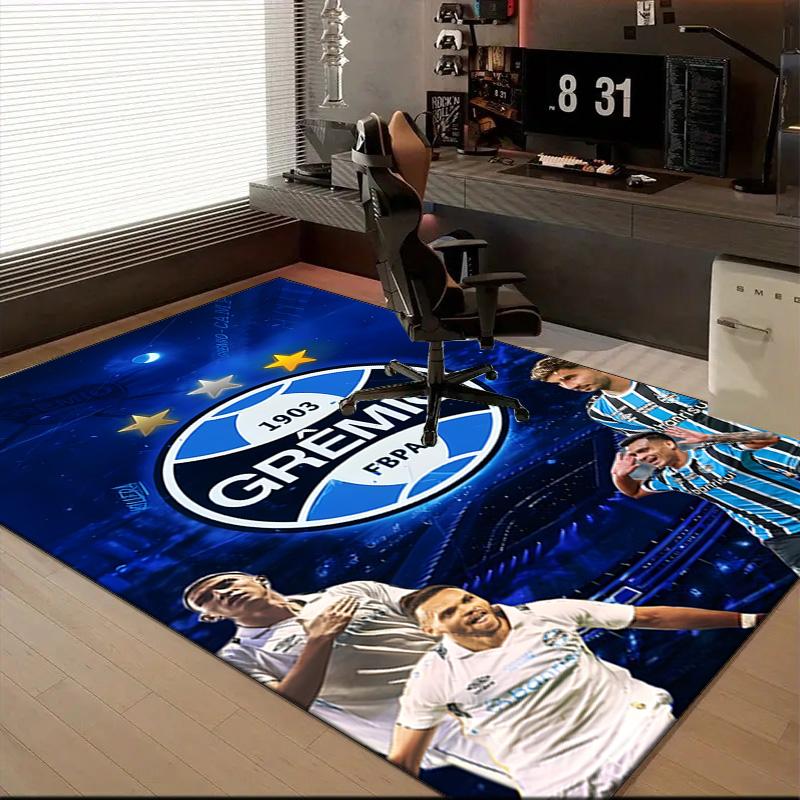 Fc 1903 Emblem Printed Office Carpet Chair Cushion Entryway Rug, Rugs for Living Room, Bedroom Christmas gifts