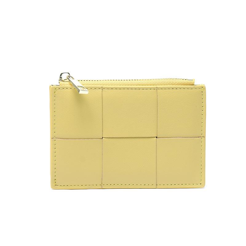 

Маленький кошелек из овчины, женский короткий кошелек с тремя отделениями, кожаный кошелек ручной работы, складная сумка для мелочи