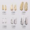Beauty Nail Art Dekoration Golver Featherm 3D Metall Stil Maniküre Charm Design Öle Dekorative Accessoires