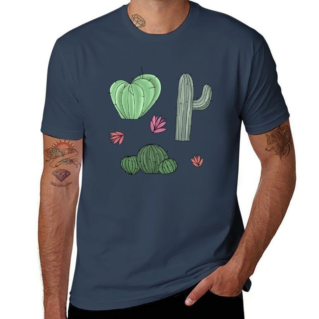 Cacti Trio Tshirt Fashion Letter Print Tshirt