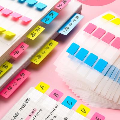 Colorful Index Label Note Paper Stickers Bookmark Category Classification Citation Pagination Tags N Times Sticky