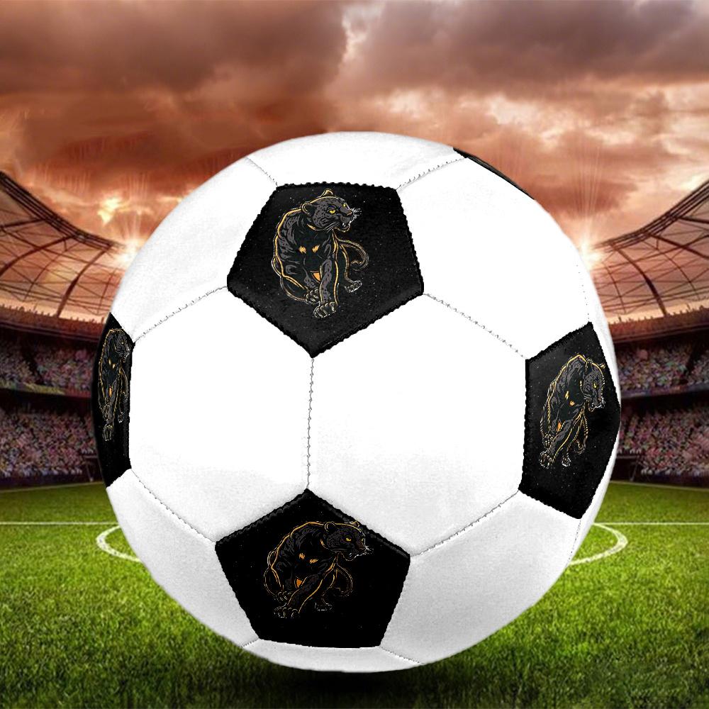1PC Black Panther Night Stance Soccer Ball Size 5 Football Machine Sewn Indoor/Outdoor Universal Football S98
