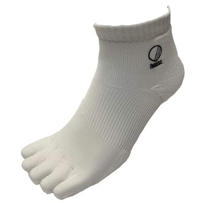 Palourde JushinSOX Kurze Gravity Größe Hergestellt in Shock Grip S0003 Socken, Weiß, Groß, 25-27cm, Japan, Muskelanpassungssocken, Fünf-Zehen, Dämpfung,