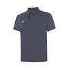 Casual Fashion Commuting Solid Color Comfortable Breathable Short Sleeve Polo Shirt Men Tops Cool-Black APLW245-7