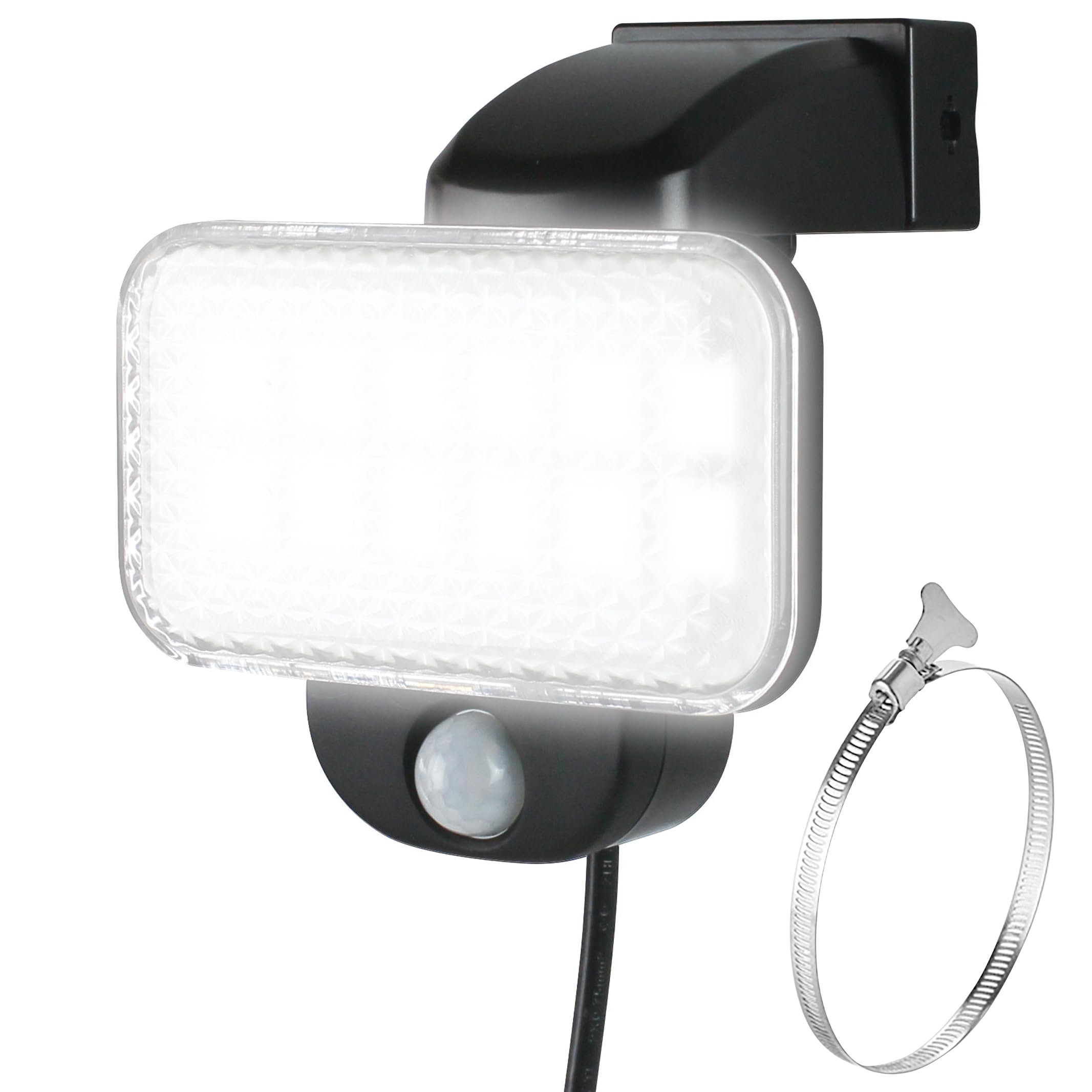 

Daishin Sensor Light with Night Light Function, AC Outlet, Security Light, Outdoor Light, Motion Sensor Light, LED, Exterior Mounting Band, Motion