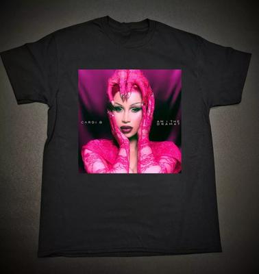 Cardi B Album  "Am I The Drama?" Black Short Sleeve Unisex All Size Unisex T-Shirt