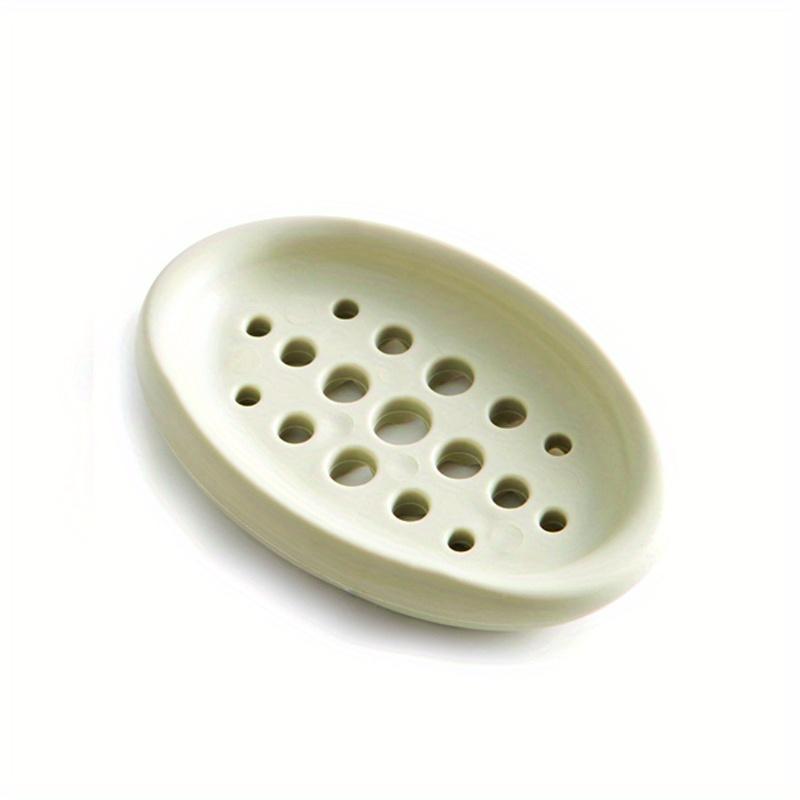 Home Bathroom Drain Soap Rack Silicone Soap Box with Teeth Multi-purpose Cleaning Brush Soap Box зелёный