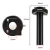 NIBBI Motorcycle Handle CNC Throttle Twist Grips Handguards 180cm Throttle Cable Accelerator Set for GY6 Engine Scooter DirtBike