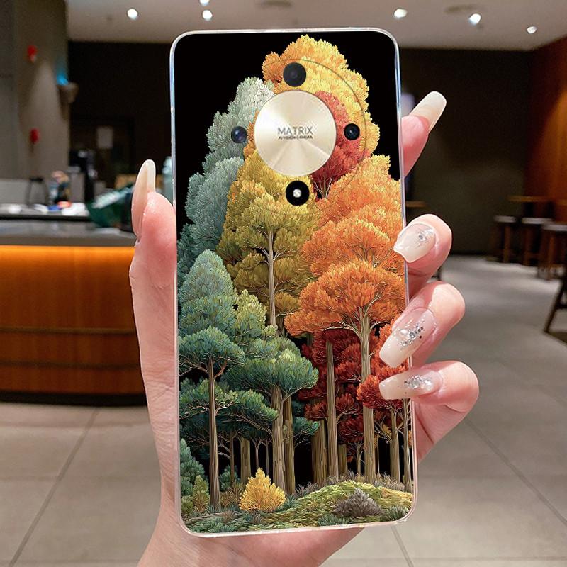 Casing For Honor X9b X9a Magic 6 5 Lite 5G Luxury Dragon Cute Cool Boys Girls Transparent Soft silicone Back Cover Phone Case