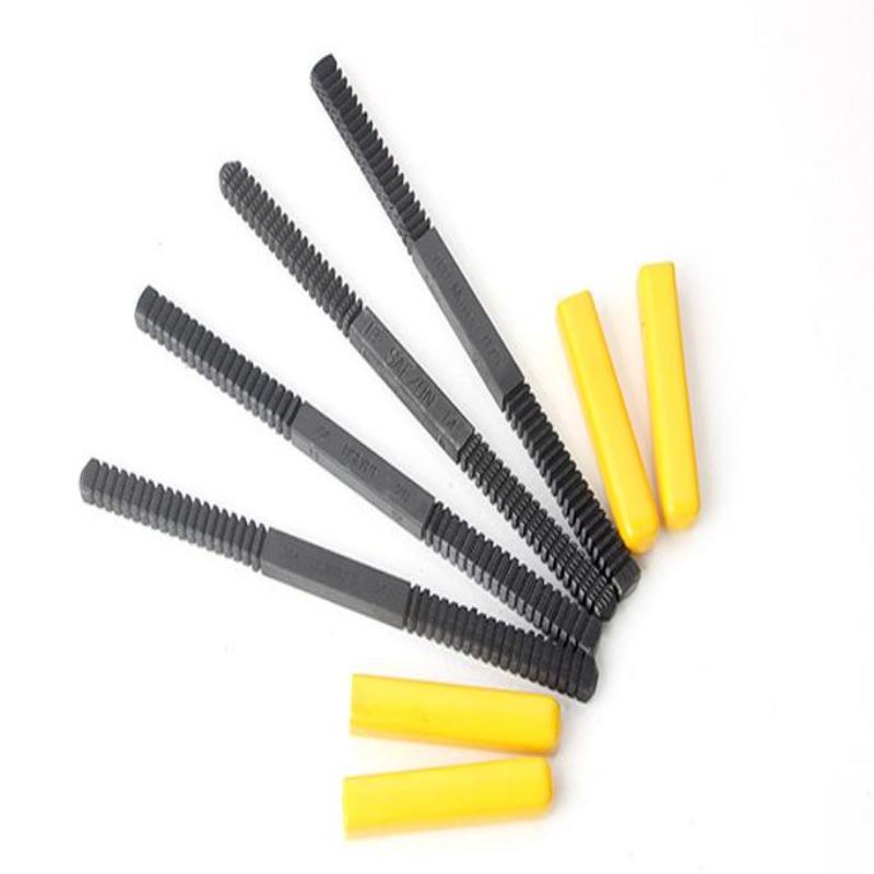 Thread Repair File Metric Thread Restoration Repair File Cleans Damaged Threads 0.75-3 Mm Pitch Metal Hardware Diy Hand Tools