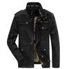 Men's Casual Jacket Pure Cotton Standing Collar Men's Jacket