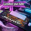 Personalizovaná podložka pod myš s motivem Five Nights at Freddy's a vlastním jménem, Podložka na stůl pro notebook PC, Dekorativní podložka na stůl pro domácnost, Podložka pod klávesnici, Dárek