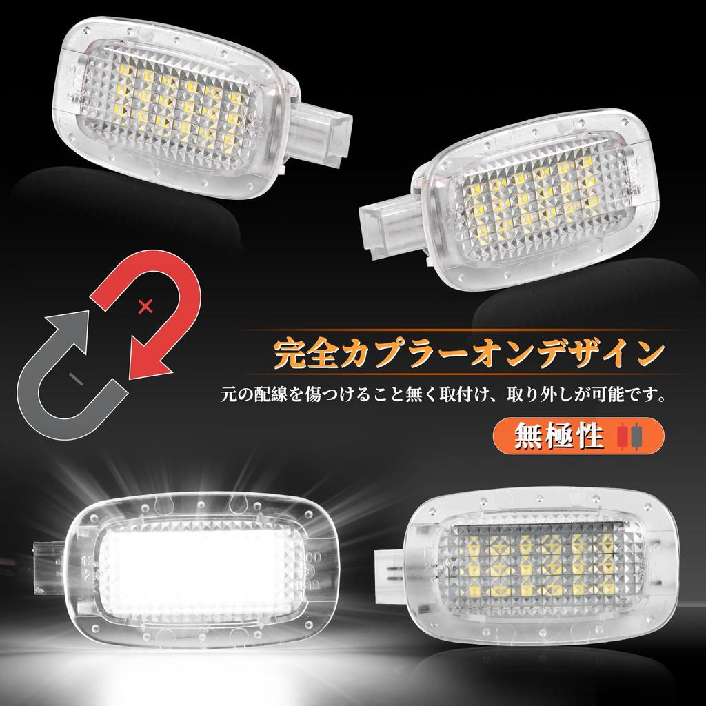 POPMOTORZ LED Curtain Lamp for Mercedes Benz W169 W245 Interior Light W204 Door Welcome