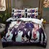 2026 NEW BTS Men's group Bedding Music Duvet Covers Kids Cartoon Bedding Set Twin Full Bedroom Bed Decor for Teens Best Gifts