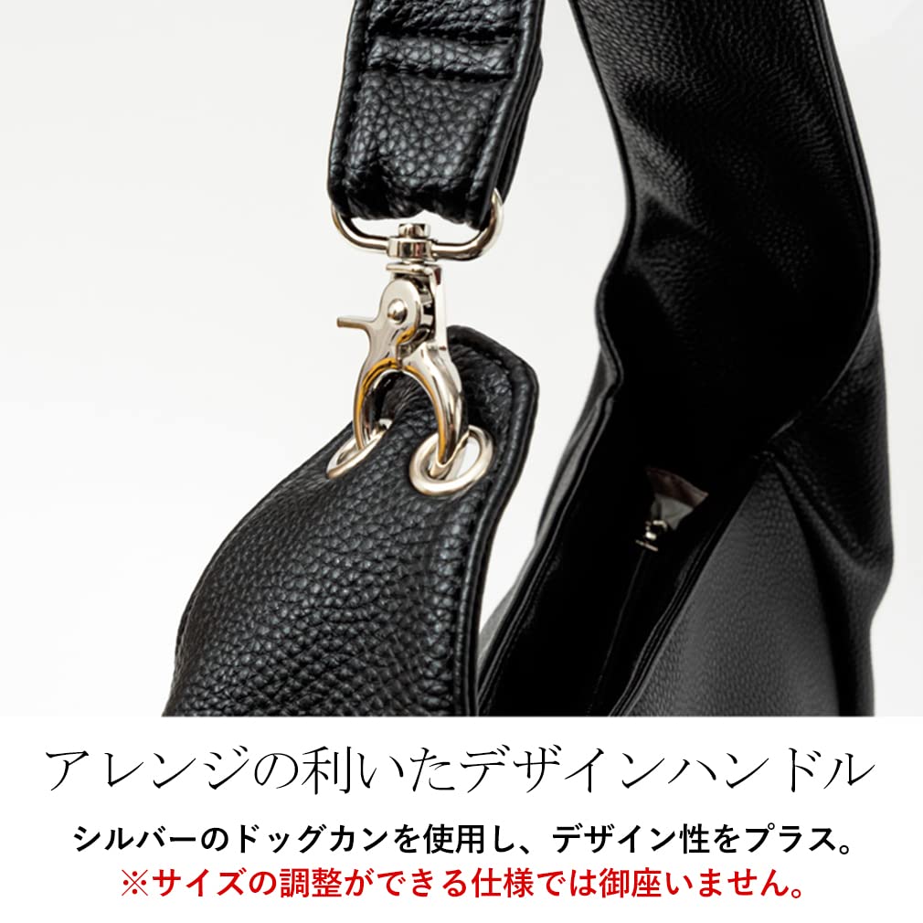 Vita Felice One Handle Balloon Tote Bag [VITAFELICE] Women's binb-p3022y (Black)