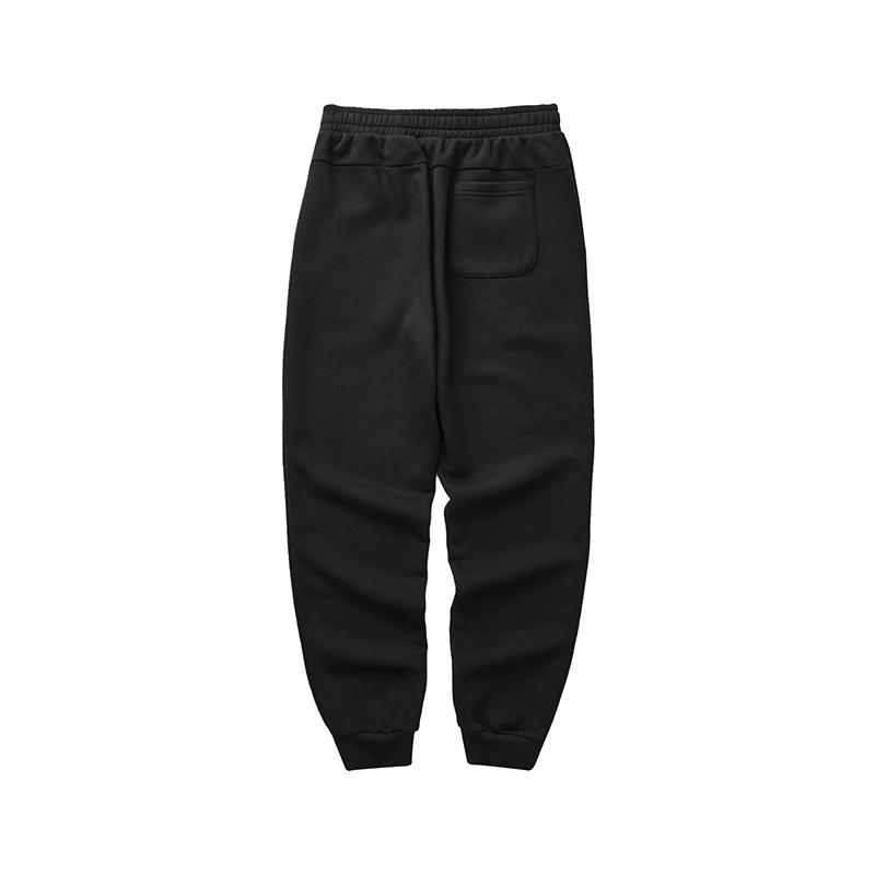 Skechers Lifestyle Solid Color Elastic Waist Tapered Knit Joggers Women bottoms Carbon-Black L423W033-0018