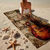 Gitarrennoten Harmony Strandtuch, Superweiche Mikrofaser, Geschenk für Sie/Ihn, Geburtstag, für Pool, Strand, Reisen, Heimdekoration Fan-Geschenke
