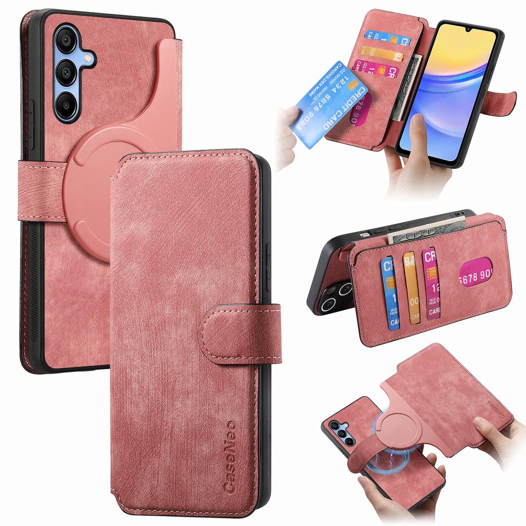 CASENEO MW-03 For Samsung Galaxy A54 5G Case with Detachable Wallet Leather+TPU Phone Cover